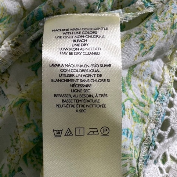 FREE PEOPLE Shea Floral Mini Dress Undersea Combo $128 Retail NWT - Picture 13 of 15